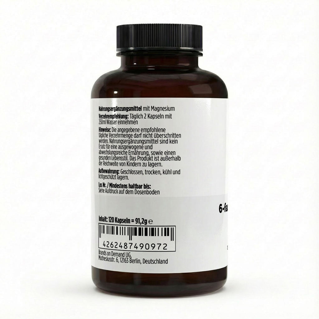 Magnesio Bisglicinato Complex ZENLY – 120 Cápsulas Veganas